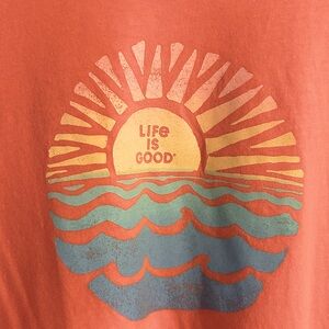 Life Is Good Bold Orange Crusher Tee XXL
